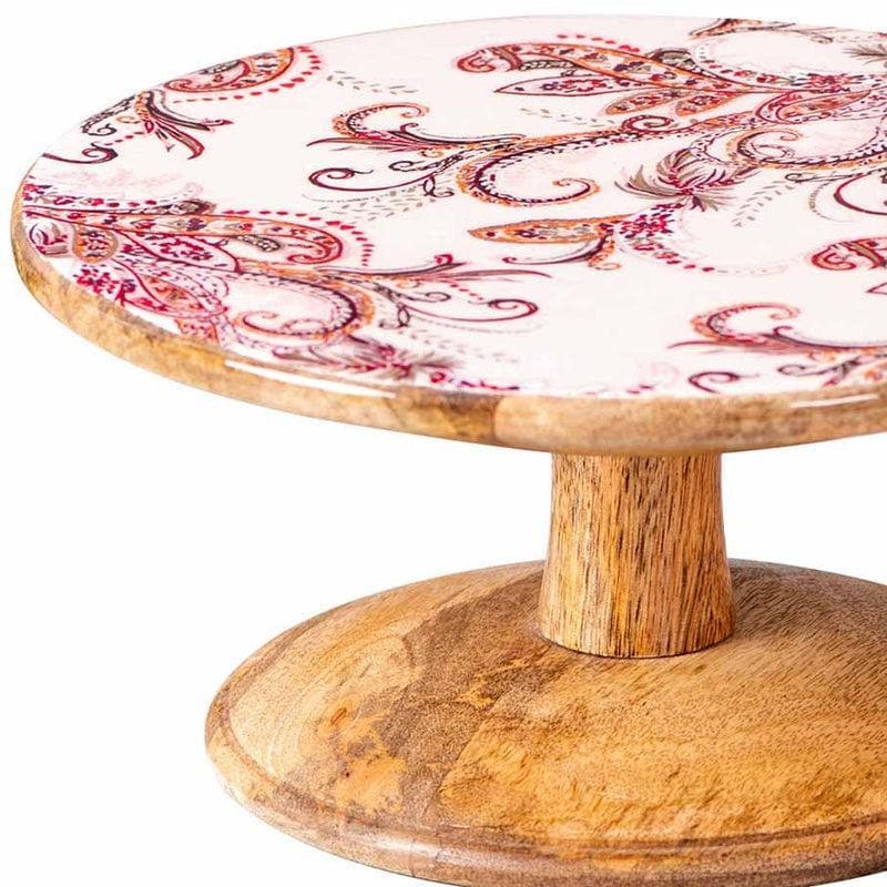 Buy Hygge Cake Stand - Pink & Brown Cake Stand from Vaaree