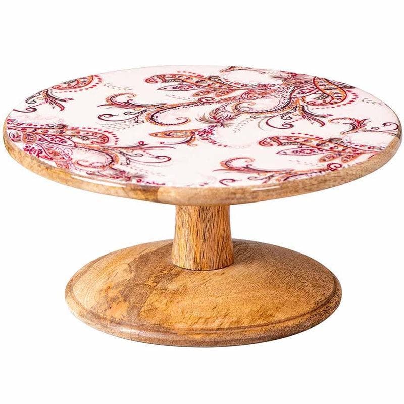 Buy Hygge Cake Stand - Pink & Brown Cake Stand from Vaaree