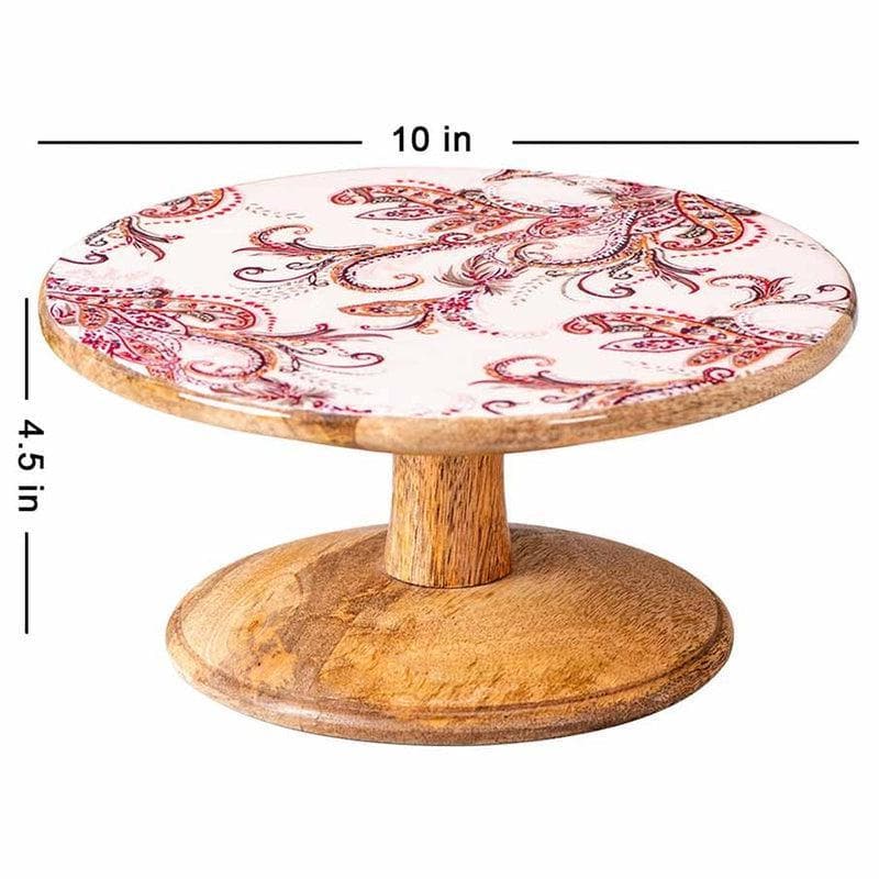 Buy Hygge Cake Stand - Pink & Brown Cake Stand from Vaaree