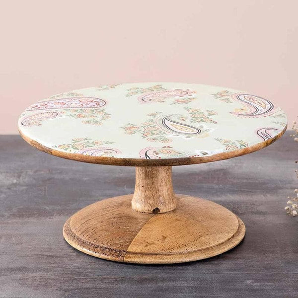 Buy Hygge Cake Stand - Pink Paisley Cake Stand from Vaaree