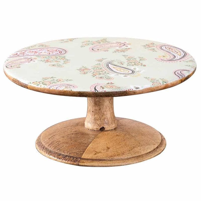 Buy Hygge Cake Stand - Pink Paisley Cake Stand from Vaaree