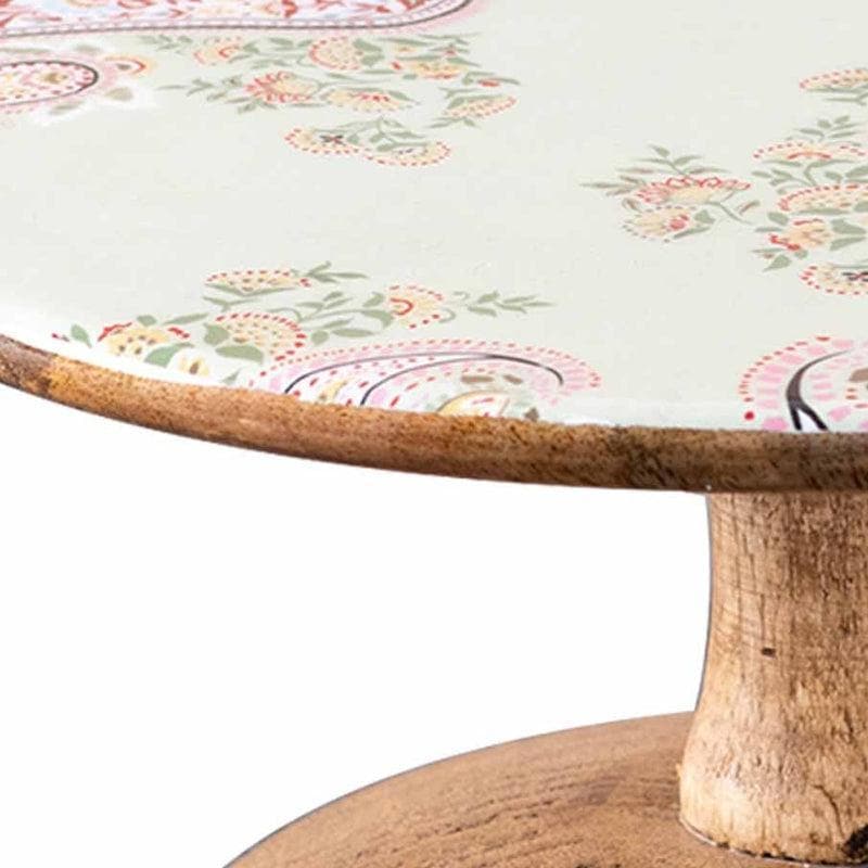 Buy Hygge Cake Stand - Pink Paisley Cake Stand from Vaaree