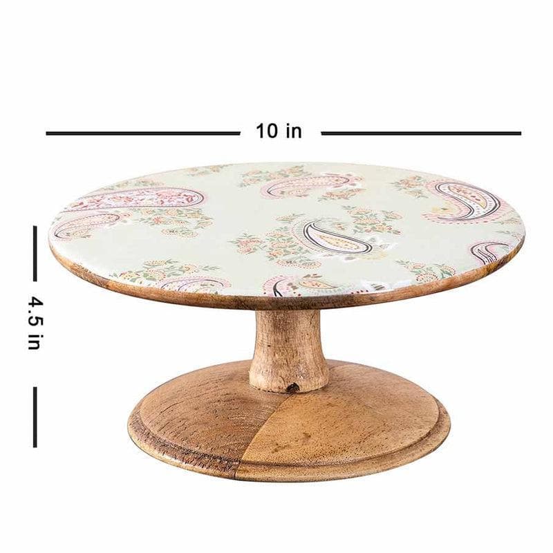 Buy Hygge Cake Stand - Pink Paisley Cake Stand from Vaaree