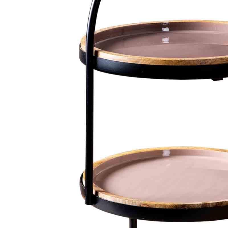 Cake Stand - Medina Buffet Organizer - Brown