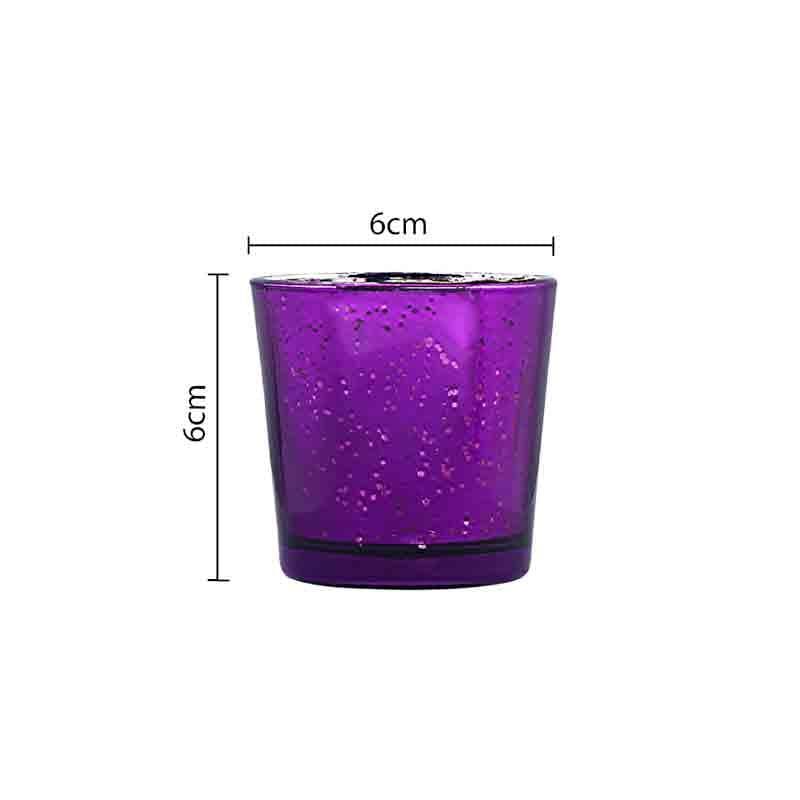 Buy Amethyst Candle Holder - Set Of Four Candle Holders from Vaaree