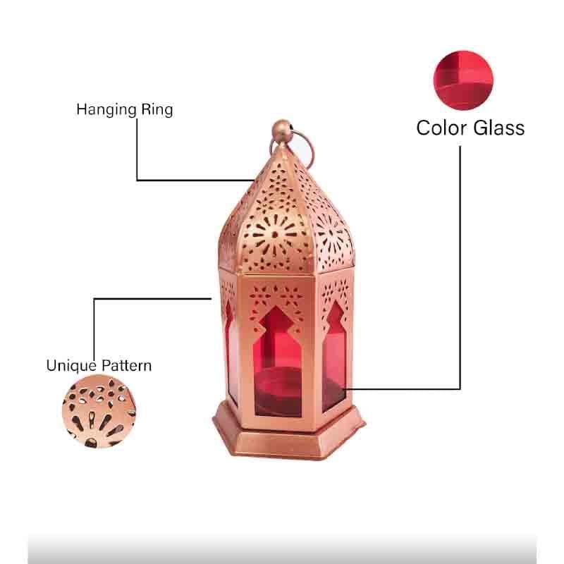 Buy Gazal Moroccan Lantern - Set Of Two Candle Holders from Vaaree