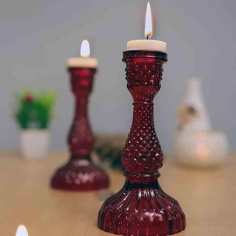 Buy Love Candle Stand - Set Of Two Candle Holders from Vaaree