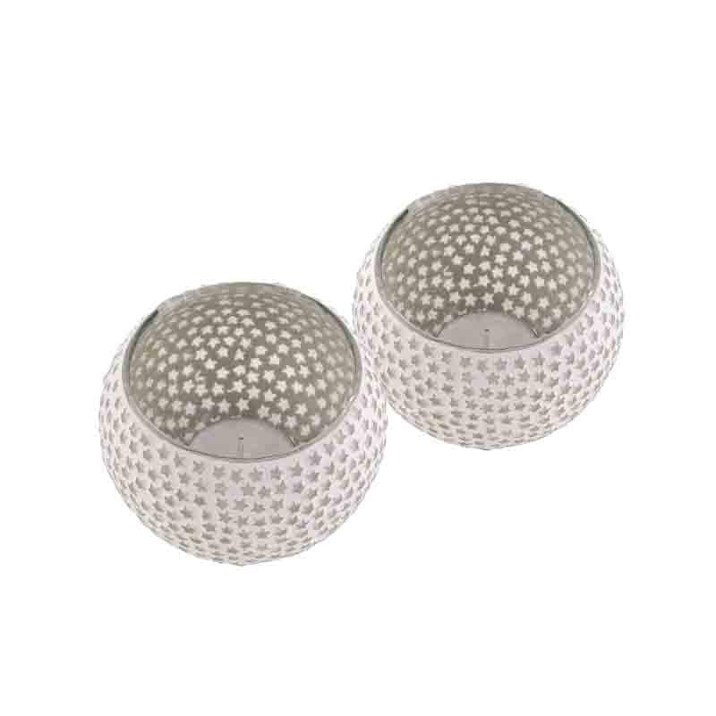 Buy Midnight Sky Candle Holder - Set Of Two Candle Holders from Vaaree