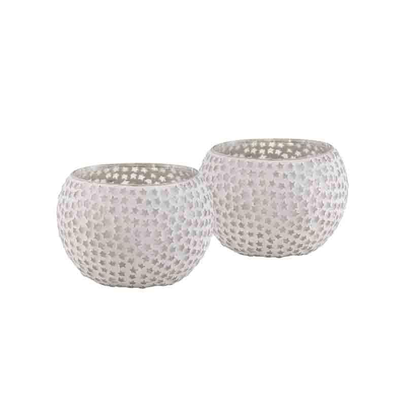 Buy Midnight Sky Candle Holder - Set Of Two Candle Holders from Vaaree