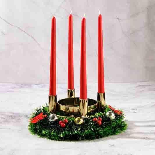 Buy Cherry Night Taper Candle- Set Of Four Candles from Vaaree