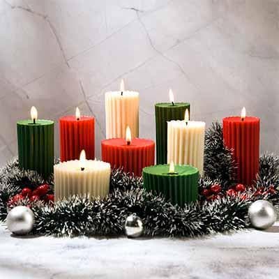 Buy Christmas Saga Candle- Set Of Nine Candles from Vaaree