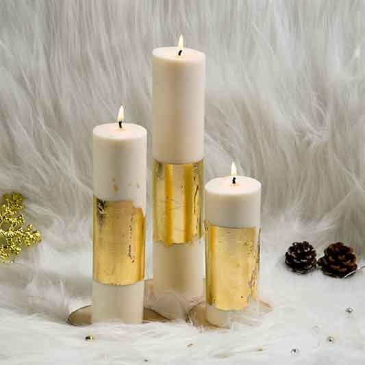 Candles - Joy To The World Candle- Set Of Three