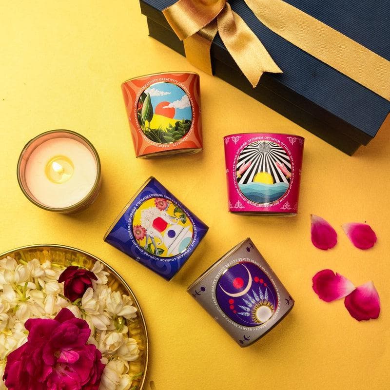 Buy Lady Luck Votive Candle- Set Of Four Candles from Vaaree