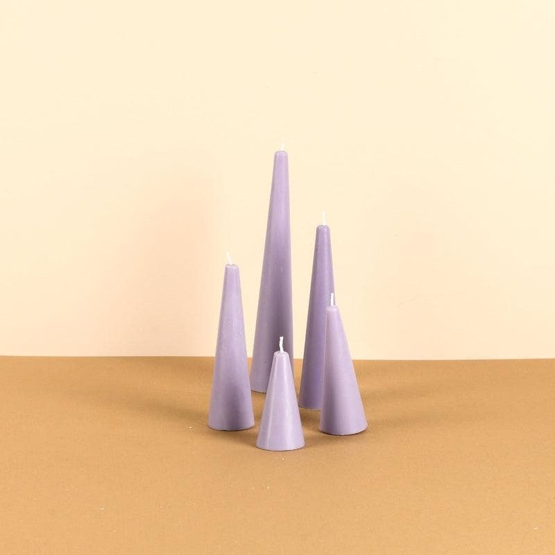 Buy Valleys Of Fragrance Pillar Candles - Purple Candles from Vaaree