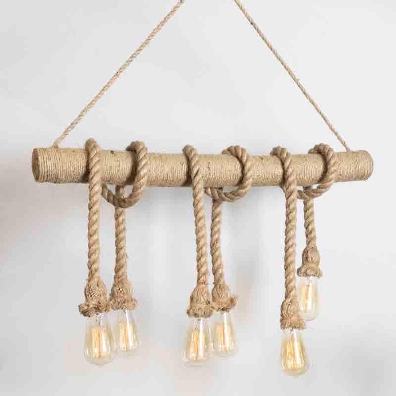 Buy Amber Rope Chandelier Ceiling Lamp from Vaaree