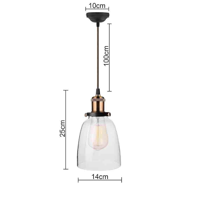 Buy Bell Bottom Glass Lamp Ceiling Lamp from Vaaree