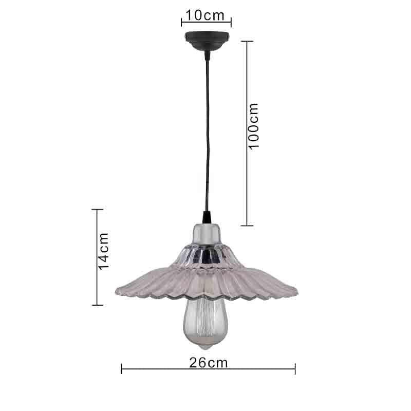 Buy Bloomed Glass Hanging Light Ceiling Lamp from Vaaree