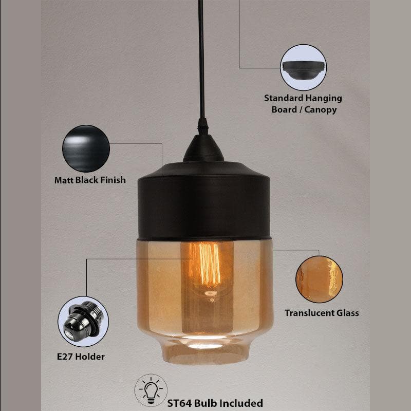 Buy Bullet LED Ceiling Lamp - Black Ceiling Lamp from Vaaree