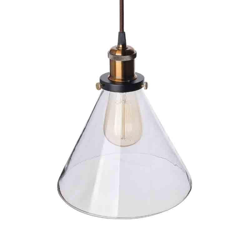 Ceiling Lamp - Conica Glass Celing Lamp - Bronze