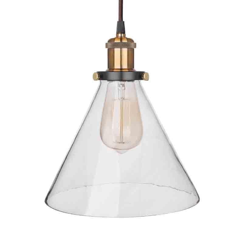 Ceiling Lamp - Conica Glass Celing Lamp - Bronze