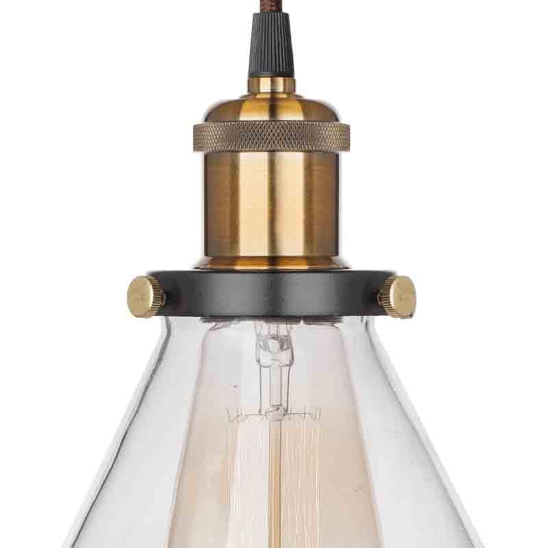 Ceiling Lamp - Conica Glass Celing Lamp - Bronze