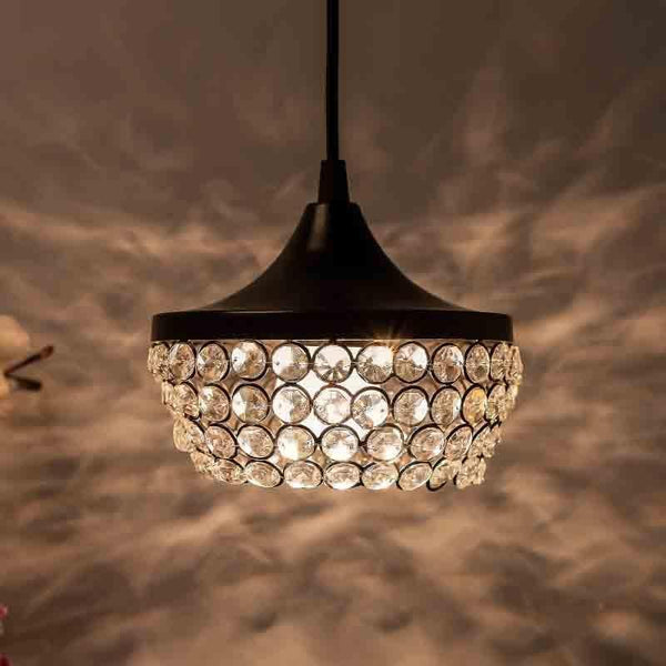 Ceiling Lamp - Crystal Crown Hanging Lamp