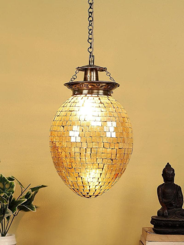 Buy Golden Glee Hanging Lamp Ceiling Lamp from Vaaree