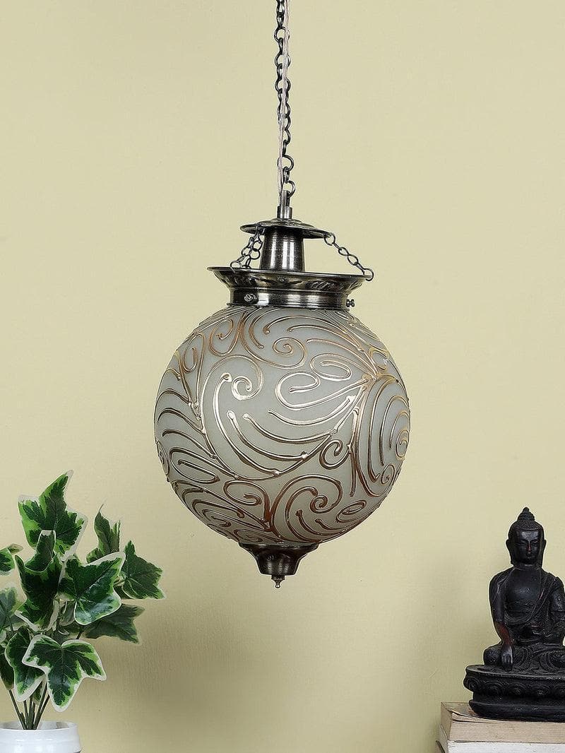 Buy Golden Globe Hanging Lamp Ceiling Lamp from Vaaree