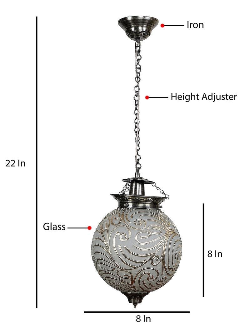 Buy Golden Globe Hanging Lamp Ceiling Lamp from Vaaree