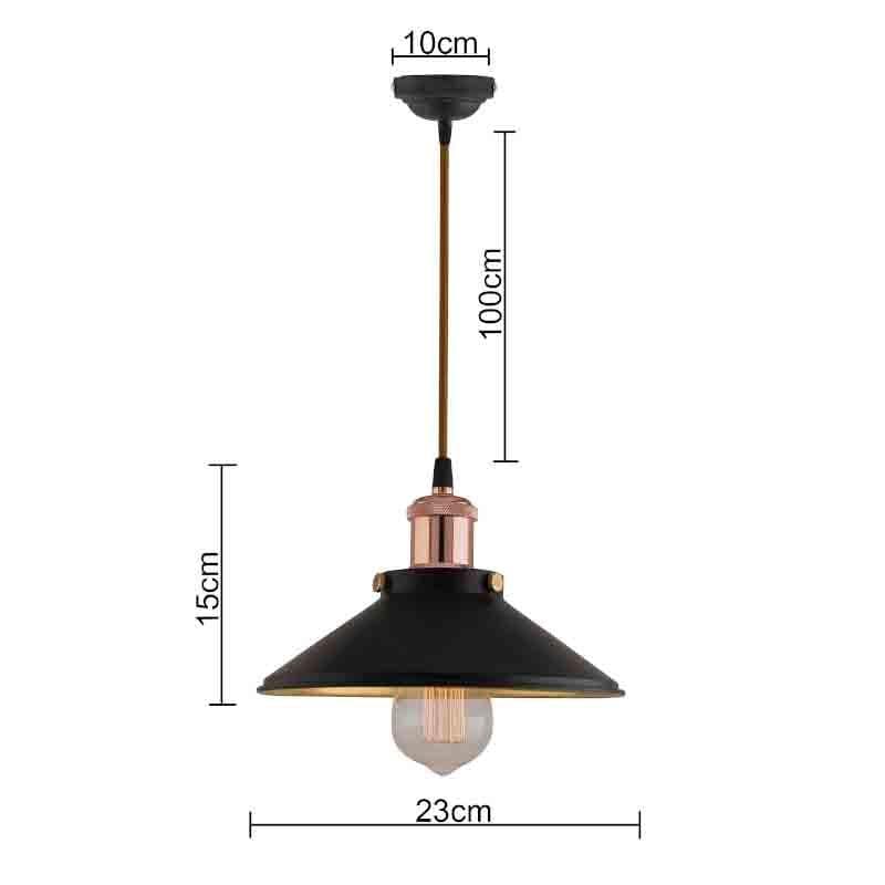 Buy Iris Ceiling Lamp - Black/Bronze Ceiling Lamp from Vaaree