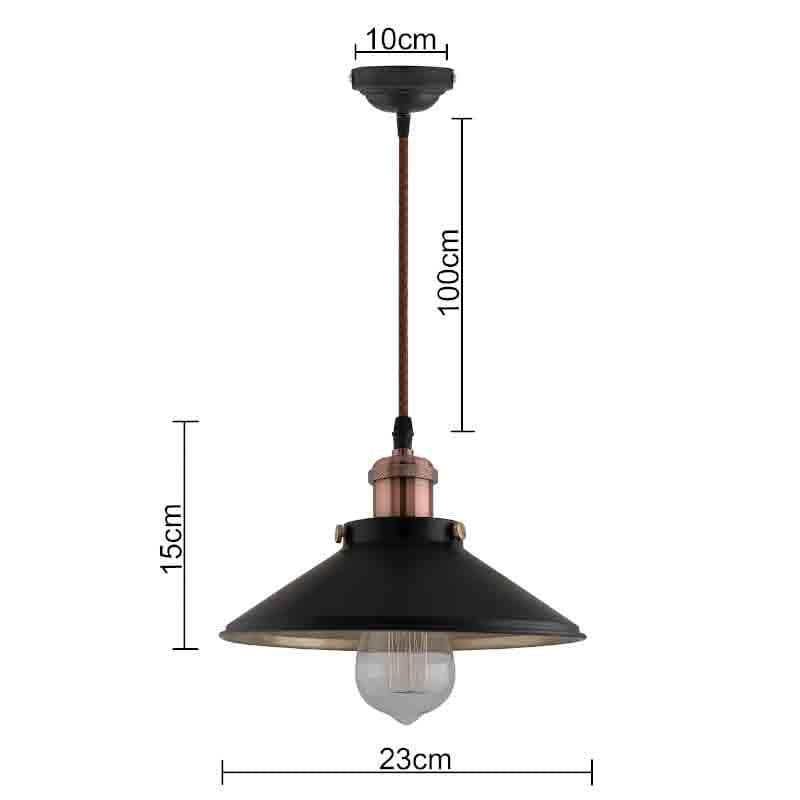 Buy Ceiling Lamp - Iris Ceiling Lamp - Black/Brown at Vaaree online