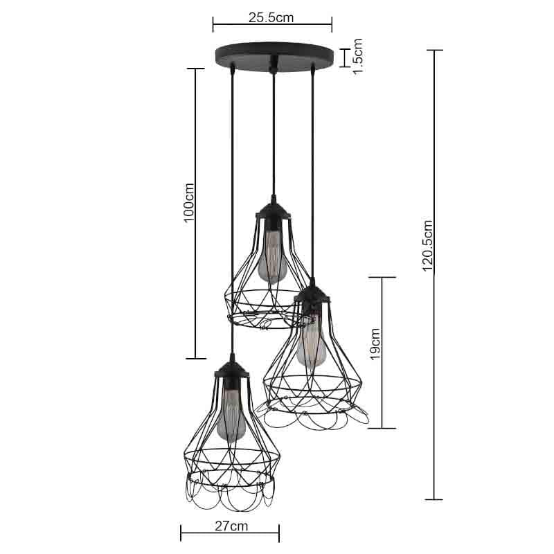 Buy Retro Love Cluster Ceiling Lamp Ceiling Lamp from Vaaree