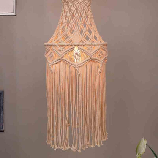 Buy Sofia Macrame Chandelier Ceiling Lamp from Vaaree