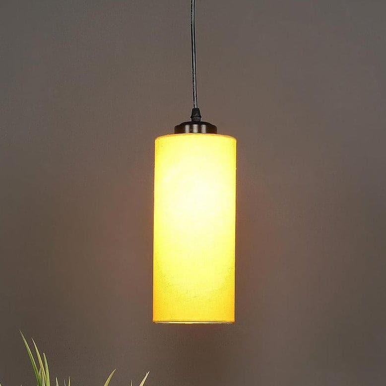 Buy Solid Squad Hanging Lamp - Yellow Ceiling Lamp from Vaaree