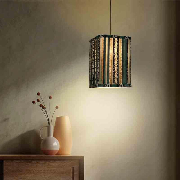 Buy Teal Tease Ceiling Lamp Ceiling Lamp from Vaaree