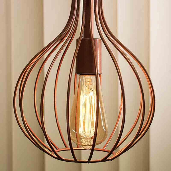 Ceiling Lamp - Teardrop Mesh Hanging Lamp