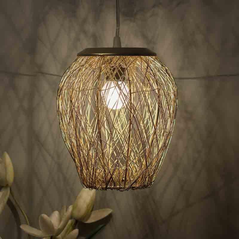 Buy Tulip Ceiling Lamp - Gold Ceiling Lamp from Vaaree