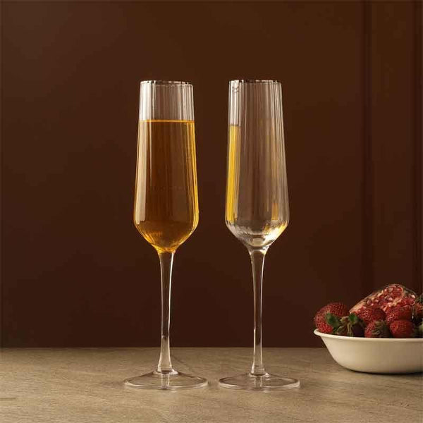 Buy Champagne Glass - Celebrations Champagne Glass - Set Of Two at Vaaree online
