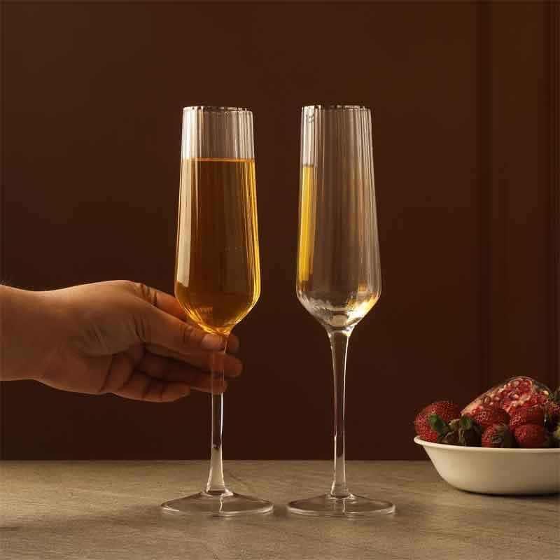 Wine & Champagne Glasses - Celebrations Champagne Glass (230 ml ) - Set Of Two