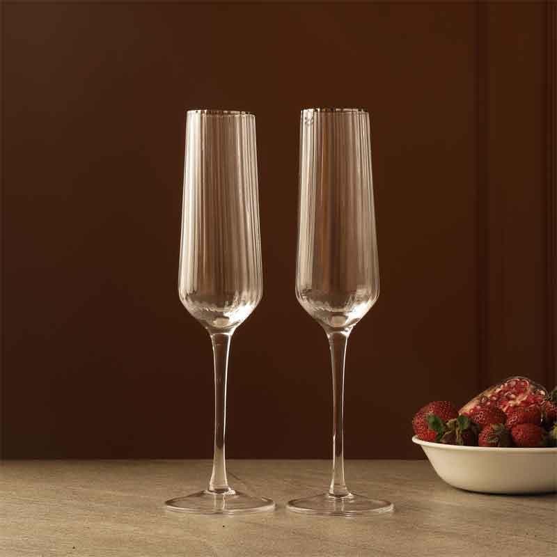 Wine & Champagne Glasses - Celebrations Champagne Glass (230 ml ) - Set Of Two