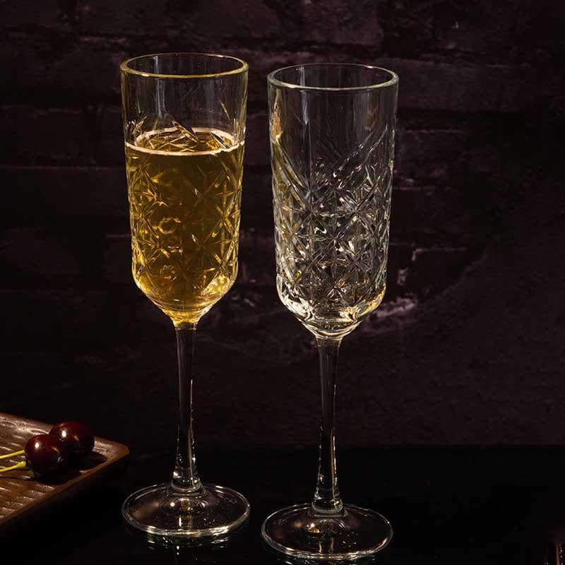 Buy Cephora Champagne Glass (175 ml ) - Set of Four Wine & Champagne Glasses from Vaaree