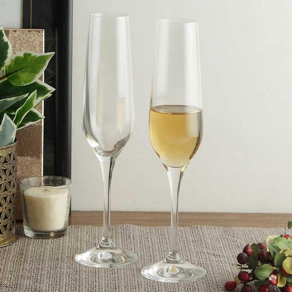 Buy Champagne Glass - Como Champagne Flute - Set Of Six at Vaaree online