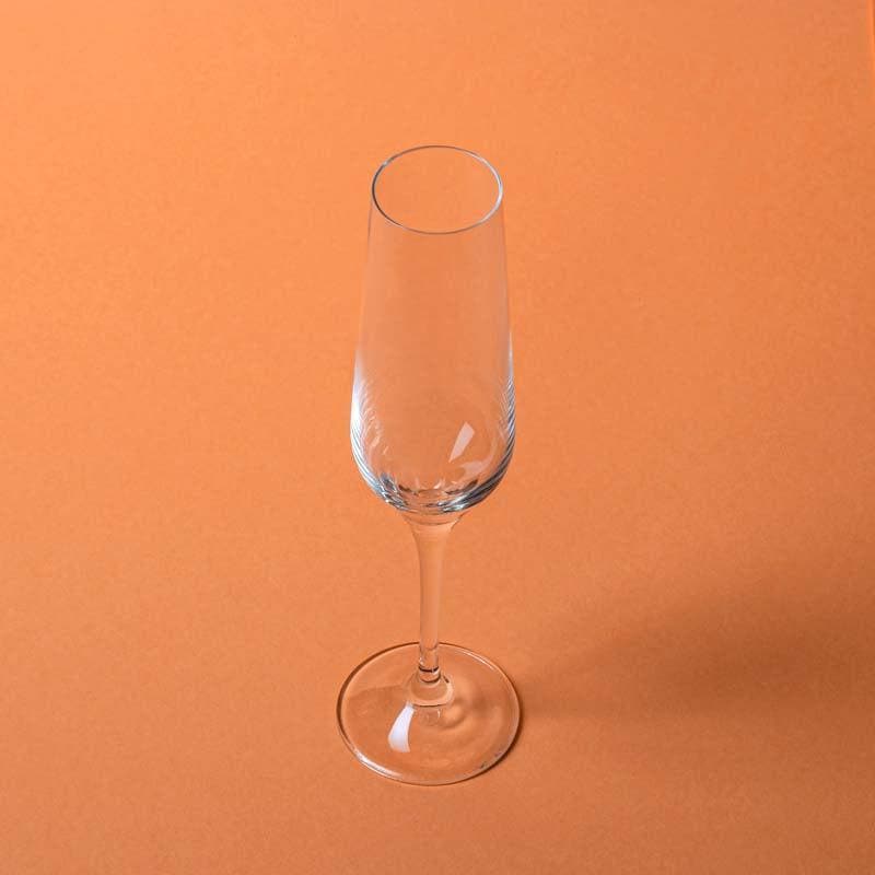 Buy Como Champagne Flute (190 ml) - Set Of Six Wine & Champagne Glasses from Vaaree