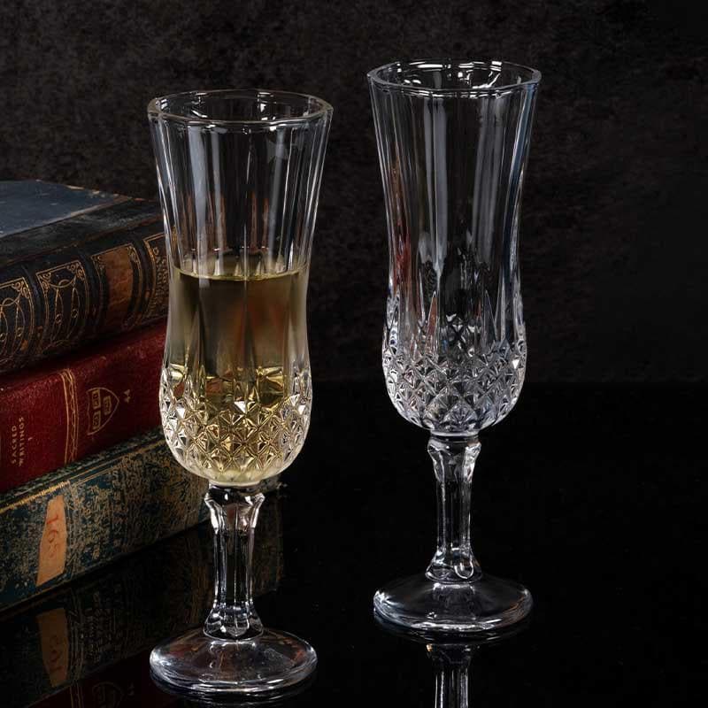 Buy Madeira Champagne Glass (160 ml ) - Set of Six Wine & Champagne Glasses from Vaaree