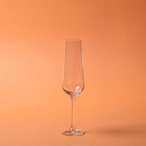 Buy Timeless Champagne Flute (190ml ) - Set Of Six Wine & Champagne Glasses from Vaaree