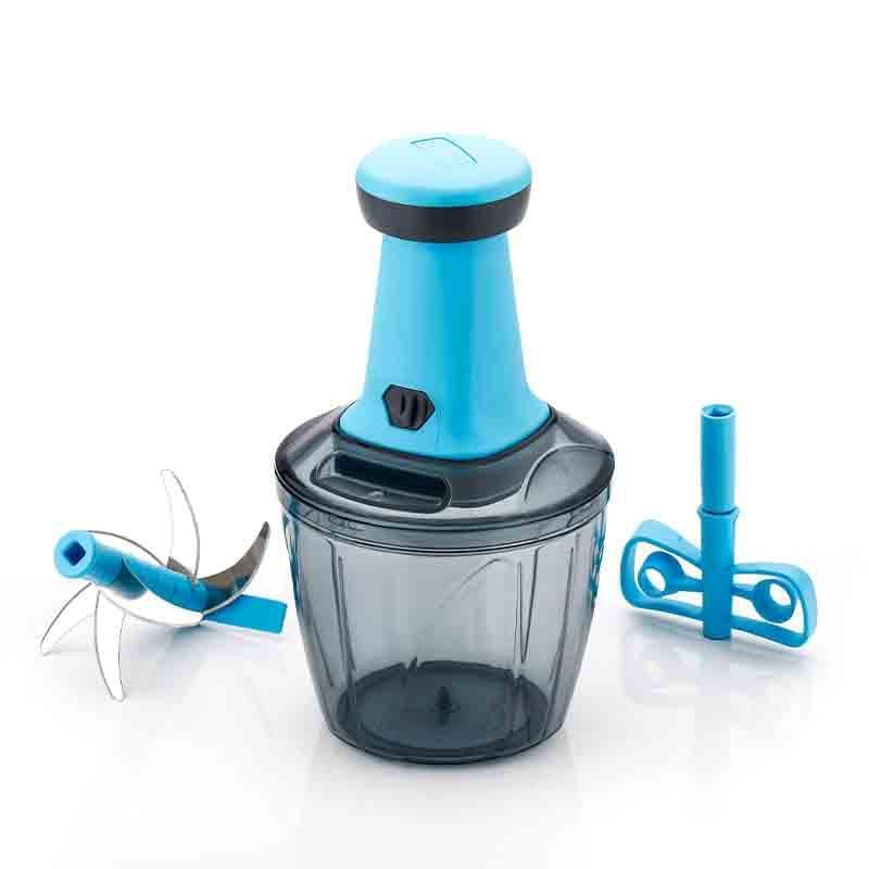 Buy Ace Push Chopper - Blue Kitchen Tools & Gadgets from Vaaree