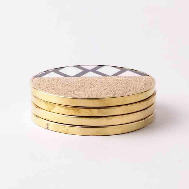 Coaster - Intertwined Coaster - Set Of Four