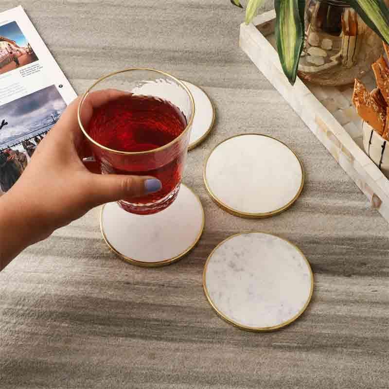 Coaster - Marble Pichola Coaster - Set Of Four