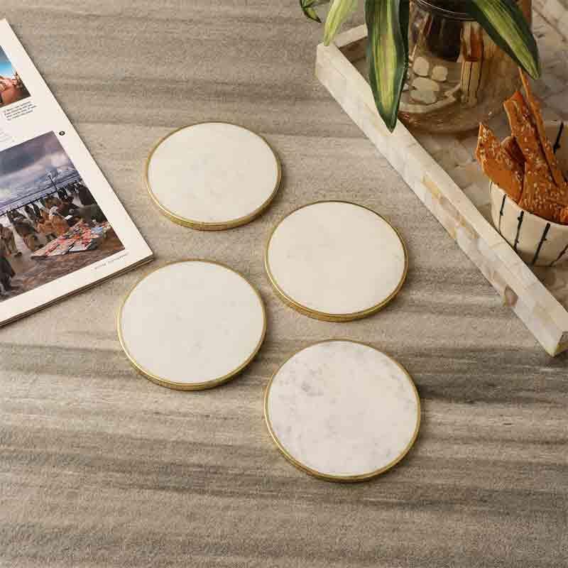 Coaster - Marble Pichola Coaster - Set Of Four