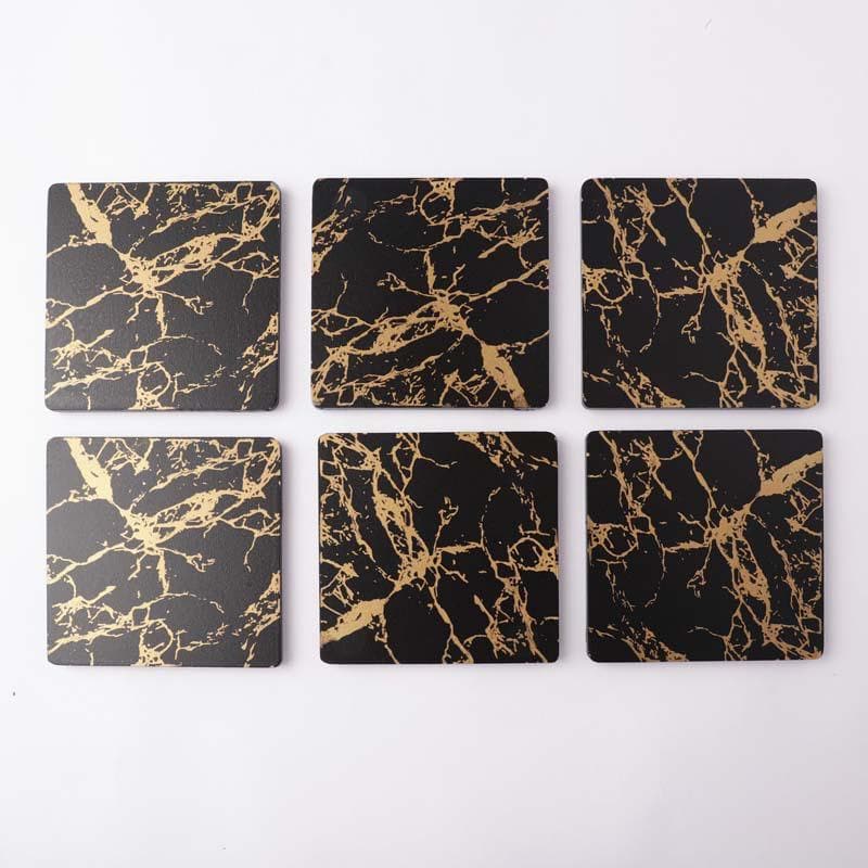 Coaster - Marble Play Coaster - Set Of Six